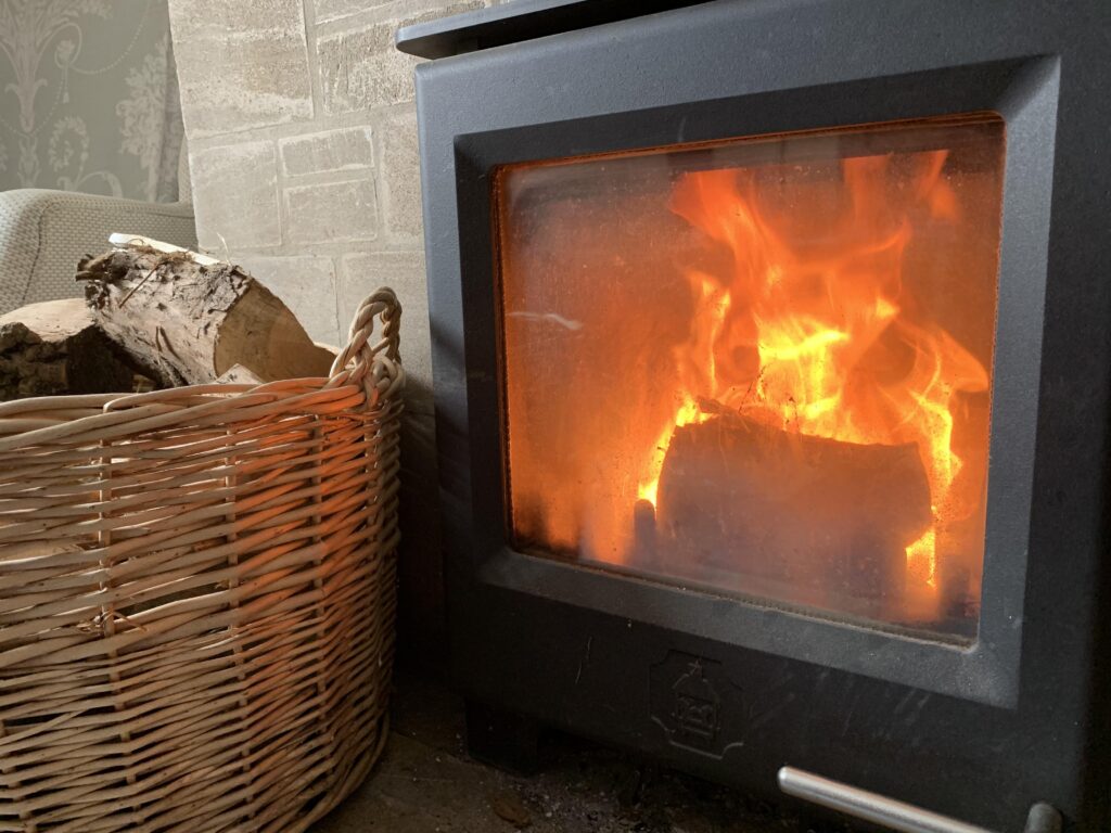 wood burning stove